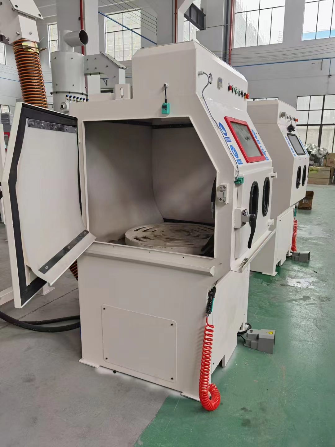 松江移动式抛丸机的工作原理?