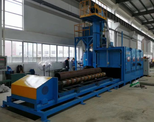 松江喷砂机在管道除锈中的现场施工应用