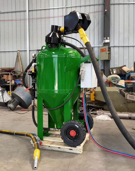 松江移动式喷砂机 户外施工效率翻倍